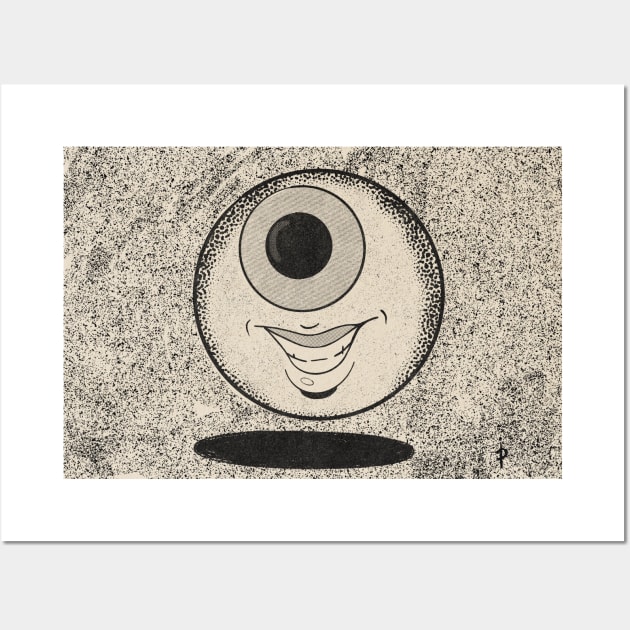 The Happy Floating Eye Wall Art by IcarusPoe